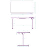 Гейминг бюро Ultradesk - Quest Black, бяло