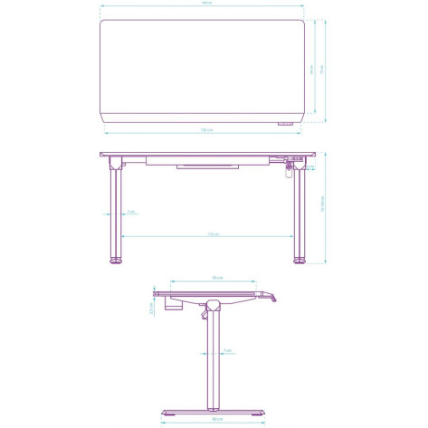 Гейминг бюро Ultradesk - Quest Black, черно