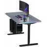 Гейминг бюро Ultradesk - Quest Black, сиво