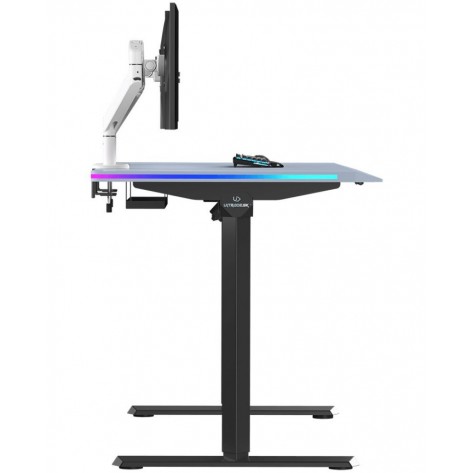 Гейминг бюро Ultradesk - Quest Black, сиво
