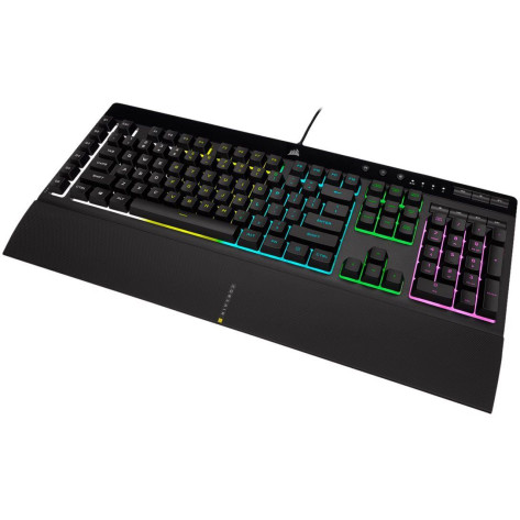 Гейминг клавиатура Corsair - K55 Pro, RGB, черна