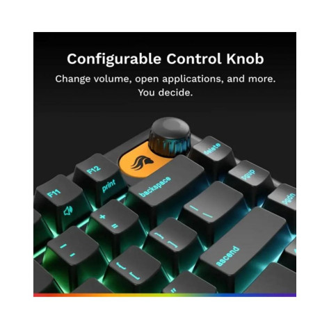 Гейминг клавиатура Glorious - GMBK, 75%, RGB, IP57, черна