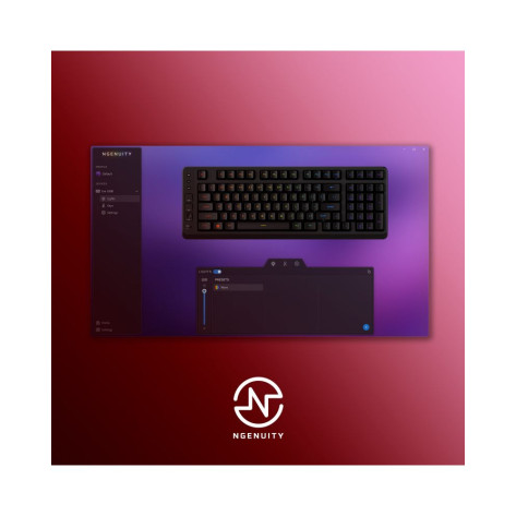 Гейминг клавиатура HyperX - Eve 1800, RGB, черна
