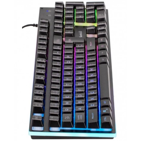 Гейминг клавиатура Marvo - K604, RGB, черна