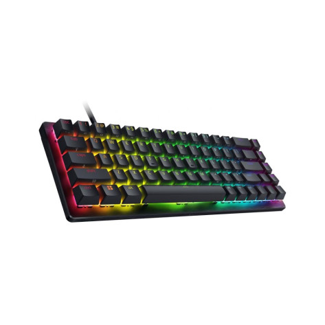 Гейминг клавиатура Razer - Huntsman V3 HE Magnetic Mini 65%, RGB, жична, черна