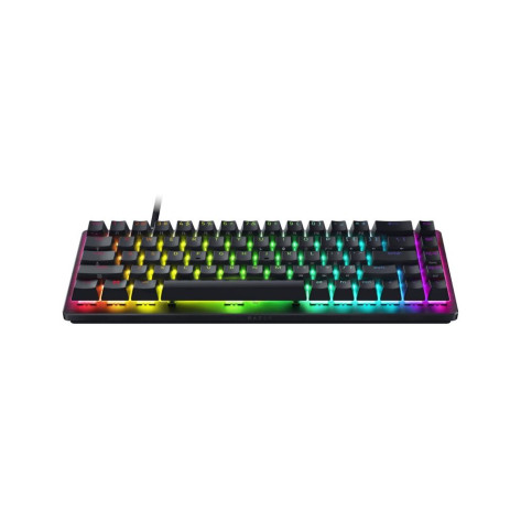 Гейминг клавиатура Razer - Huntsman V3 HE Magnetic Mini 65%, RGB, жична, черна