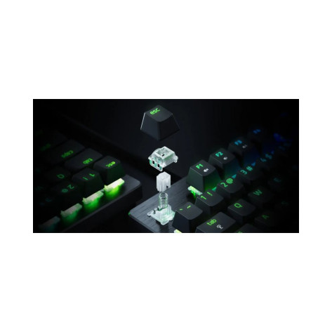 Гейминг клавиатура Razer - Huntsman V3 HE Magnetic Mini 65%, RGB, жична, черна