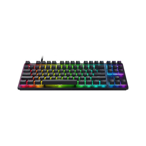 Гейминг клавиатура Razer - Huntsman V3 HE, Magnetic, TKL, RGB, жична, черна