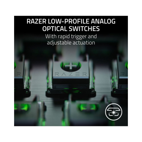 Гейминг клавиатура Razer - Razer Huntsman V3 Pro Low-profile Tenkeyless 8KHz