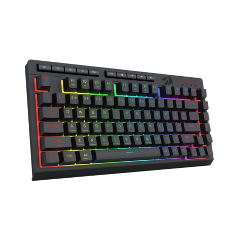 Гейминг клавиатура Redragon - Crescent K524, оптична, RGB, черна