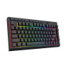 Гейминг клавиатура Redragon - Crescent K524, оптична, RGB, черна