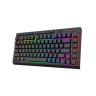 Гейминг клавиатура Redragon - Crescent K524, оптична, RGB, черна