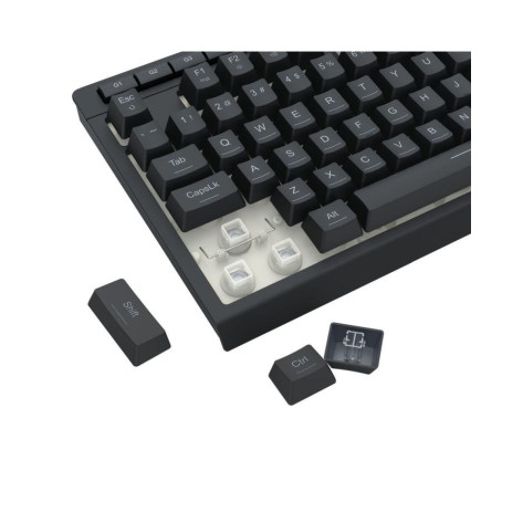 Гейминг клавиатура Redragon - Crescent K524, оптична, RGB, черна