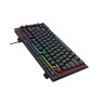 Гейминг клавиатура Redragon - Crescent K524, оптична, RGB, черна