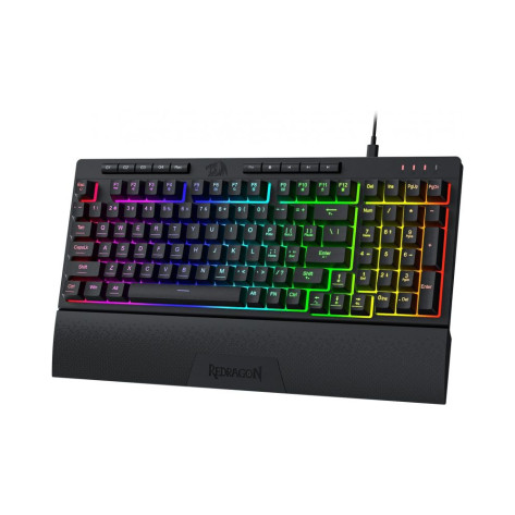 Гейминг клавиатура Redragon - Shiva K515, RGB, черна