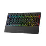 Гейминг клавиатура Redragon - Shiva Pro 98, безжична, RGB, черна