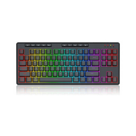 Гейминг клавиатура Redragon - Shiva TKL Pro, безжична, RGB, черна