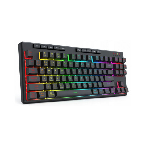 Гейминг клавиатура Redragon - Shiva TKL Pro, безжична, RGB, черна