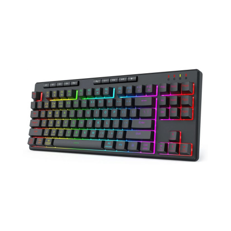 Гейминг клавиатура Redragon - Shiva TKL Pro, безжична, RGB, черна
