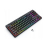 Гейминг клавиатура Redragon - Shiva TKL Pro, безжична, RGB, черна