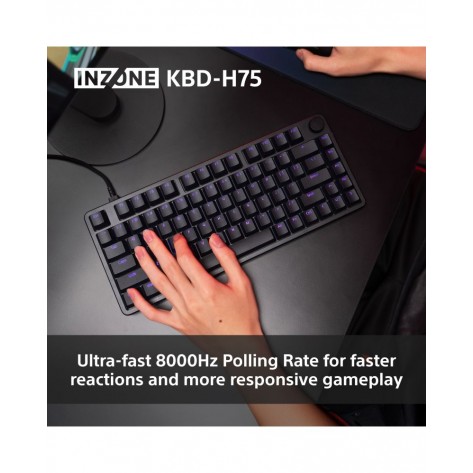 Гейминг клавиатура Sony INZONE KBD-H75 - Rapid Trigger, Developed with Fnatic