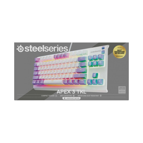 Гейминг клавиатура SteelSeries – Apex 3 TKL, RGB, Amethyst
