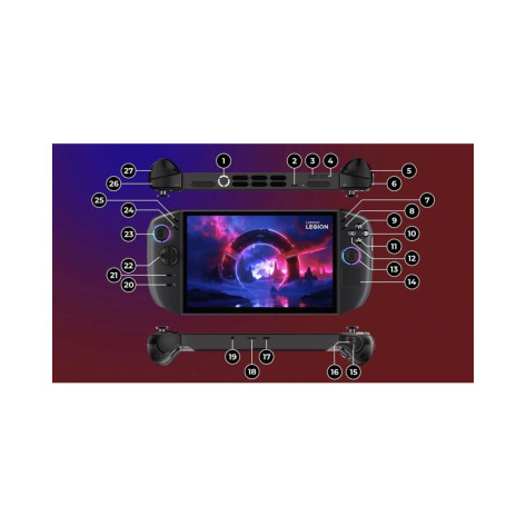 Конзола Гейминг конзола Lenovo - Legion Go Gen 2, 32GB, 1TB