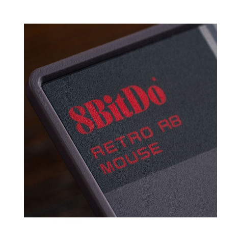 Гейминг мишка 8BitDo - Retro R8, C64 Edition, оптична, безжична, кафява