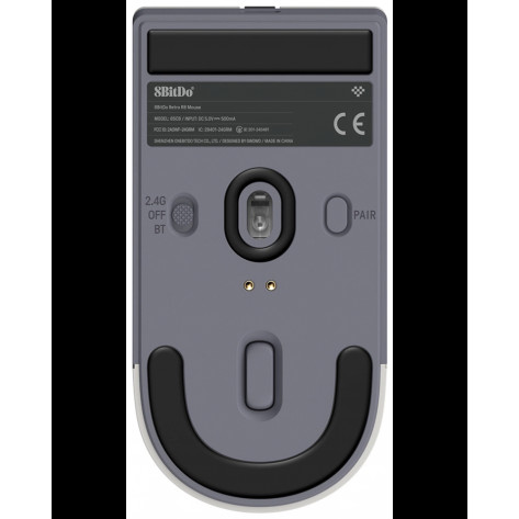 Гейминг мишка 8BitDo - Retro R8, оптична, wireless, бяла