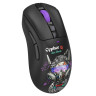 Гейминг мишка A4Tech - Bloody R73 Pro Cypher Ghost, оптична, безжична, черна