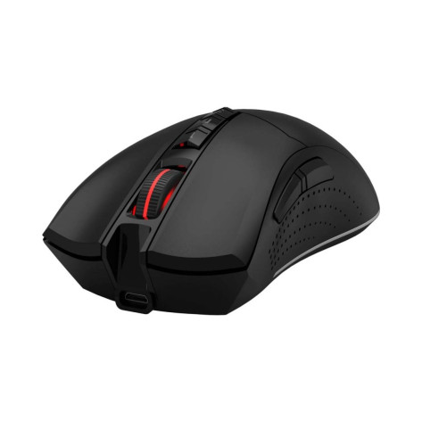 Гейминг мишка A4Tech - Bloody R90 Plus Stone Black, оптична, безжична, черна