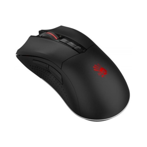 Гейминг мишка A4Tech - Bloody R90 Plus Stone Black, оптична, безжична, черна