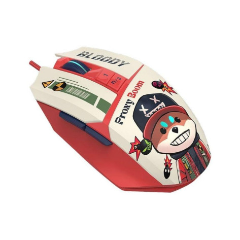 Гейминг мишка A4Tech - Bloody W63 Max Proxy Boom, оптична, 12000 CPI, RGB