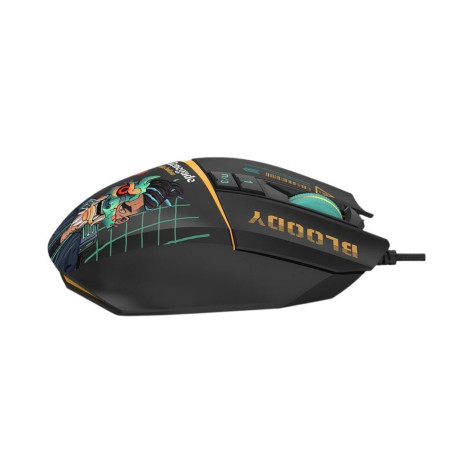 Гейминг мишка A4Tech - Bloody W63 Max Renegade Midnight, оптична, черна