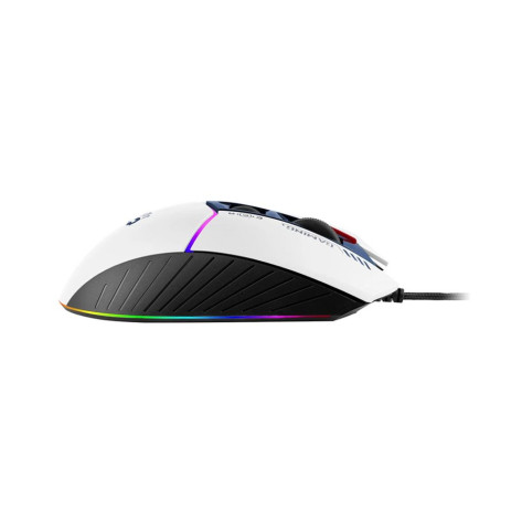 Гейминг мишка A4Tech - Bloody W95Max Sports Navy, оптична, черна/бяла