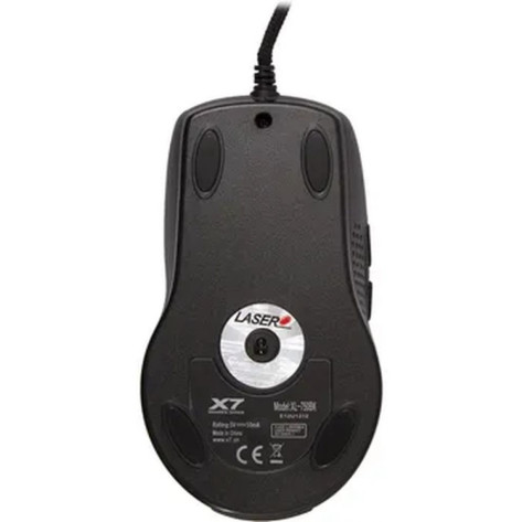 Гейминг мишка A4Tech - Oscar XL-750BK, лазерна, черна
