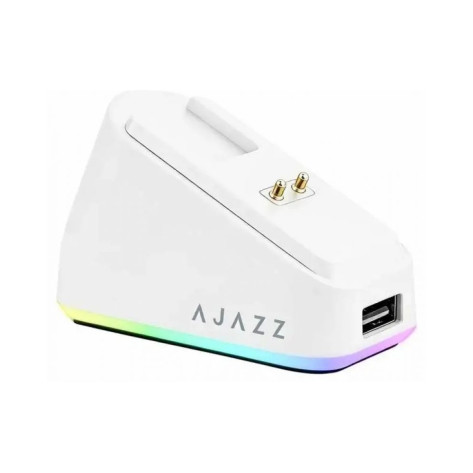 Гейминг мишка Ajazz - AJ139P V3 MC, оптична, безжична, бяла