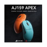 Гейминг мишка Ajazz - AJ159 Pro, 8K, оптична, безжична, бяла