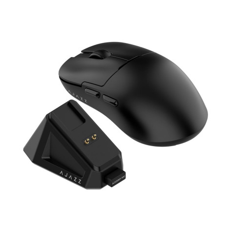 Гейминг мишка AJAZZ – AJ159P MC Charging dock, оптична, безжична, черна