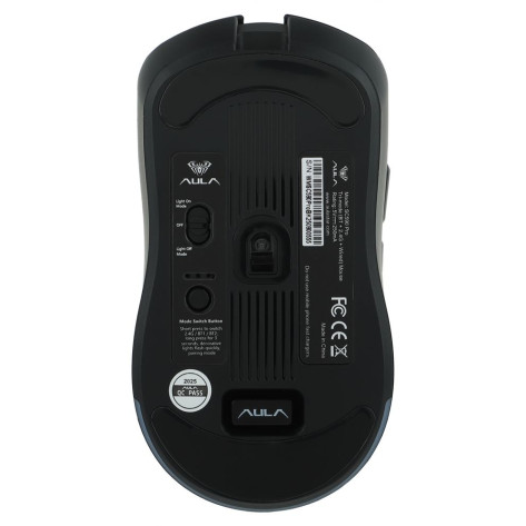 Гейминг мишка Aula - SC590 Pro, оптична, безжична, RGB, черна