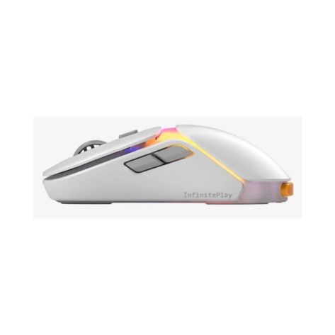 Гейминг мишка Glorious - Model O3, оптична, безжична, RGB, бяла