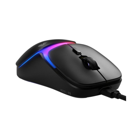 Гейминг мишка Glorious - Model O3, оптична, RGB, черна