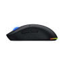 Гейминг мишка Hator - Quasar 3 Wireless, оптична, безжична, RGB, черна