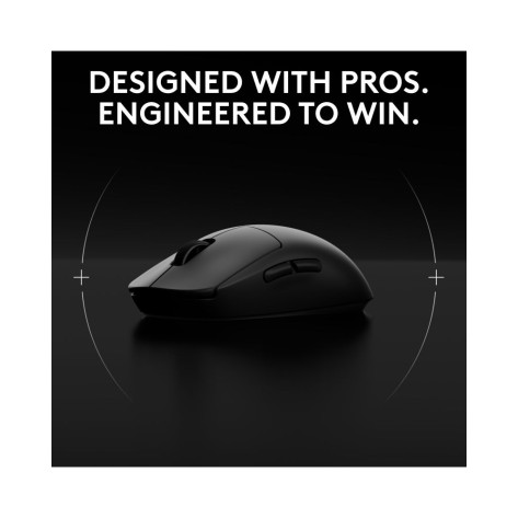 Гейминг мишка Logitech - G Pro 2 LIGHTSPEED + Pro Wireless Receiver, оптична, безжична