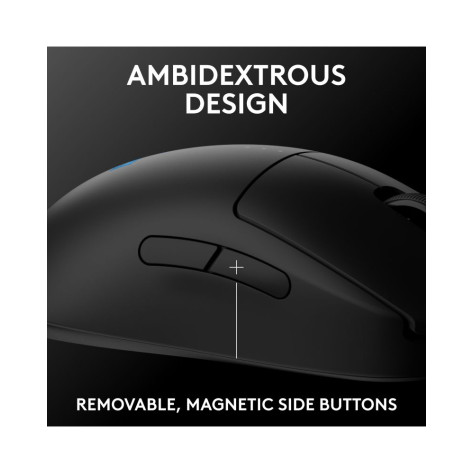 Гейминг мишка Logitech - G Pro 2 LIGHTSPEED + Pro Wireless Receiver, оптична, безжична