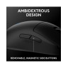Гейминг мишка Logitech - G Pro 2 LIGHTSPEED + Pro Wireless Receiver, оптична, безжична