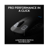 Гейминг мишка Logitech - G Pro 2 LIGHTSPEED + Pro Wireless Receiver, оптична, безжична