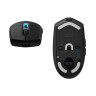Гейминг мишка Logitech - G305 X SUPERLIGHT, безжична, оптична, черна