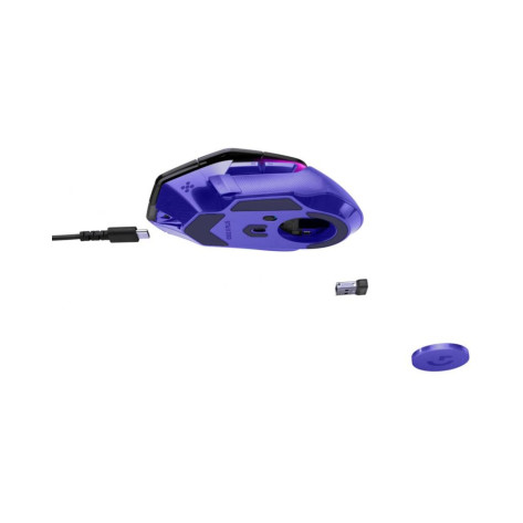 Гейминг мишка Logitech - G502 X Plus, безжична, оптична, Dark Lilac