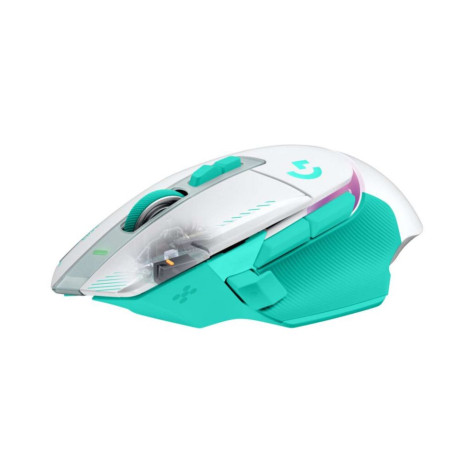 Гейминг мишка Logitech - G502 X Plus, безжична, оптична, Mint